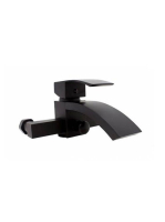 LunArt Bless egykaros kádtöltő és zuhany csaptelep, matt fek