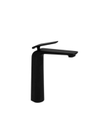 LunArt Noir egykaros magasított mosdó csaptelep, matt fekete