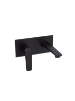 LunArt Noir egykaros falsík mögötti csaptelep, matt fekete 5