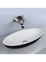 LUNART Lydia mosdó, matt RAL 9005 - Black 5999123009661 - Fü