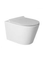 LunArt Tailor perem nélküli fali WC finoman záródó ülőkével