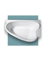 LunArt Lovely akril jobbos kád fém tartószerkezettel 178x105