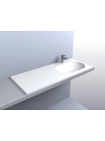 LUNART Kinsley R mosdó, matt fehér 5999123011435 - Fürdőszob