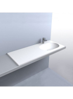 LUNART Kinsley R mosdó, fényes fehér 5999123011459 - Fürdősz