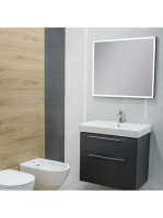 LunArt Trust Black meleg fehér fényű LED tükör 90x70 cm 5999