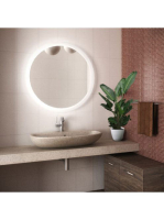 LunArt Maki meleg fehér fényű LED tükör 50 cm 5999123013040