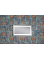 LunArt Square természetes fehér fényű LED tükör 90x70 cm 599