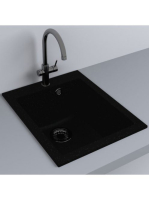 LUNART Noba 410 egymedencés gránit mosogató, Black 599986163