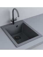 LUNART Noba 410 egymedencés gránit mosogató, Grey 5999861632