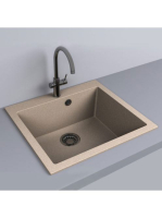 LUNART Noba 560 egymedencés gránit mosogató, Sand 5999861632