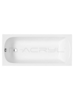 M-Acryl Mira 170x75 egyenes akril kád 12368 - Fürdőszoba - K