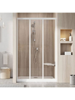 Ravak Supernova ASDP3-100 zuhanyajtó Transparent üveg, fehér