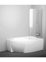 Ravak CVSK1 jobbos kádparaván 85x150 cm (szatén-Transparent)