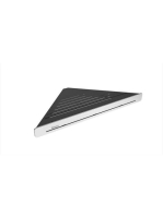 Ravak Slim C sarokpolc, fekete/króm X07P576 - Fürdőszoba - F