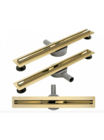 Rea Neo Pro Slim lineáris zuhanylefolyó szett 60 cm, fényes