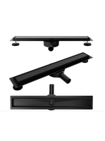 Rea Neo Pro 2 in 1 lineáris zuhanylefolyó szett 90 cm, matt