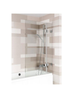Riho Scandic NXT X109V kádparaván átlátszó üveg 95X150 cm kr