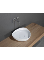 Riho Oviedo Solid Surface 41x41 cm mosdótál, matt fehér W021