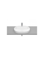 Roca Inspira Round pultba építhető Fineceramic mosdó 55x37 F
