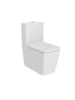 Roca Inspira Square falra tolható WC csésze Rimless matt feh