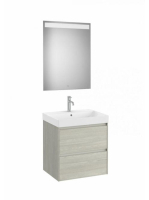 Roca Ona Pack 2 fiókos alsószekrény mosdóval 60x46 tükör LED
