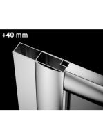 Radaway Premium U toldóprofil 40 mm, króm P01127190001 - Für