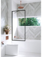 Radaway Modo New Black PNJ Frame univerzális kádparaván 50x1