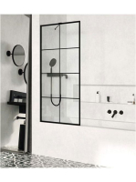 Radaway Modo New Black PNJ Factory kádparaván 100x150 átláts