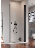 Radaway Nes Black DWJ I 90 cm jobbos lengőajtós zuhanyajtó 1