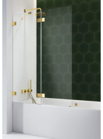Radaway Essenza Pro Gold PND II balos kádparaván 100x150 átl