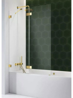 Radaway Essenza Pro Gold PND II balos kádparaván 120x150 átl