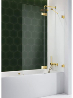 Radaway Essenza Pro Gold PND II jobbos kádparaván 120x150 át