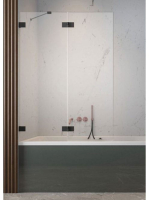 Radaway Essenza Pro Black PND II balos kádparaván 120x150 át