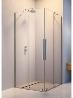 Radaway Furo KDD 80x200 szögletes zuhanykabin ajtó átlátszó
