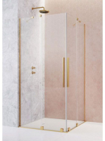 Radaway Furo Gold KDD 110x200 szögletes zuhanykabin ajtó átl