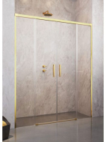 Radaway Idea Gold DWD 180 zuhanyajtó, átlátszó üveggel, aran