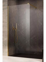 Radaway Modo New Gold II Walk-in zuhanyfal 105x200 átlátszó