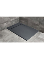 Radaway Teos F 90x80 antracit téglalap alakú zuhanytálca szi