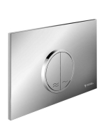 Schell Montus Circum mattkróm WC-nyomólap 031196499 - Fürdős