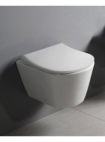 Sapho Avva Rimless Fali WC csésze bidézuhannyal 35,5x53 cm 1