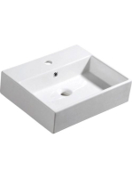 Sapho Isvea Purity kerámia mosdó, 50x42 cm, fehér 10PL50050