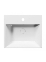 Sapho Isvea Purity félig beépíthető kerámia mosdó 50x42 cm,