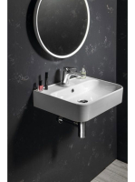 Sapho ISVEA Sistema kerámia mosdó 55x38 cm, fehér 10PL53055