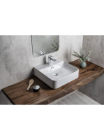 Sapho ISVEA Sott Aqua kerámia mosdó 51x50 cm, fehér 10SQ5105