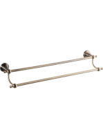 Sapho DIAMOND dupla törölköző tartó 60,5 cm, bronz 1318-11 -