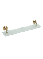 Bemeta Retro Üvegpolc 600x87x120 mm, bronz 144102247 - Fürdő