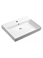 Sapho Kare kerámia mosdó 70x46 cm, fehér 17070 - Fürdőszoba
