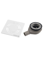 Sapho Flexia Geberit zuhanytálca szifon 90 mm, DN40, fehér 1