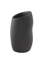 Sapho Iside fogkefetartó pohár, matt fekete 189814 - Fürdősz