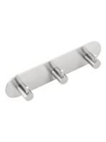 Sapho öntapadós triplafogas, matt inox 32203 - Fürdőszoba -